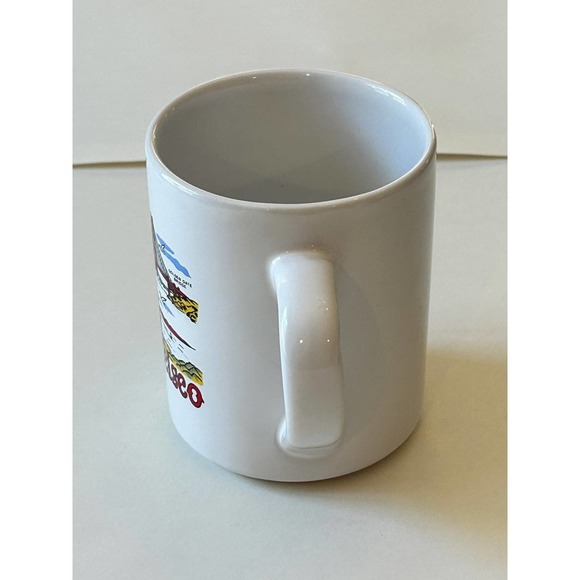 Vintage San Francisco Coffee Mug, Golden Gate Bridge & Cable Car - Picture 4 of 10